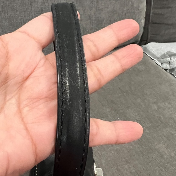 Vintage Coach Black Leather Shoulder Bag - Picture 8 of 13